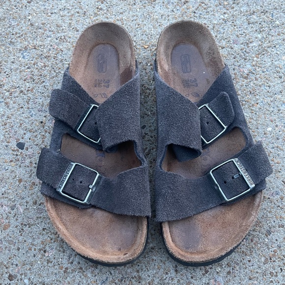 Birkenstock Shoes - Grey Birkenstock sandals 37 L6